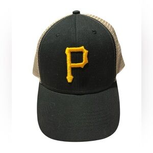 ‘47 Unisex Pittsburgh Pirates Snap Back Mesh Back Hat Cap Embroidered P Logo